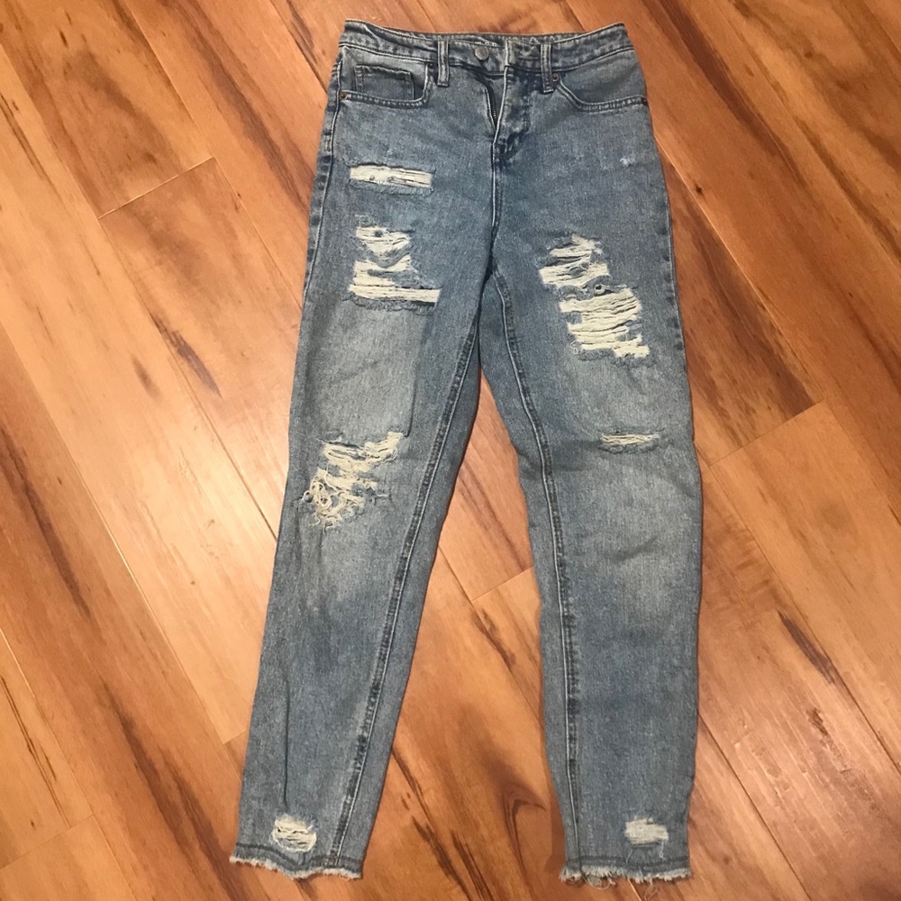 High waisted wild fable distressed jeans